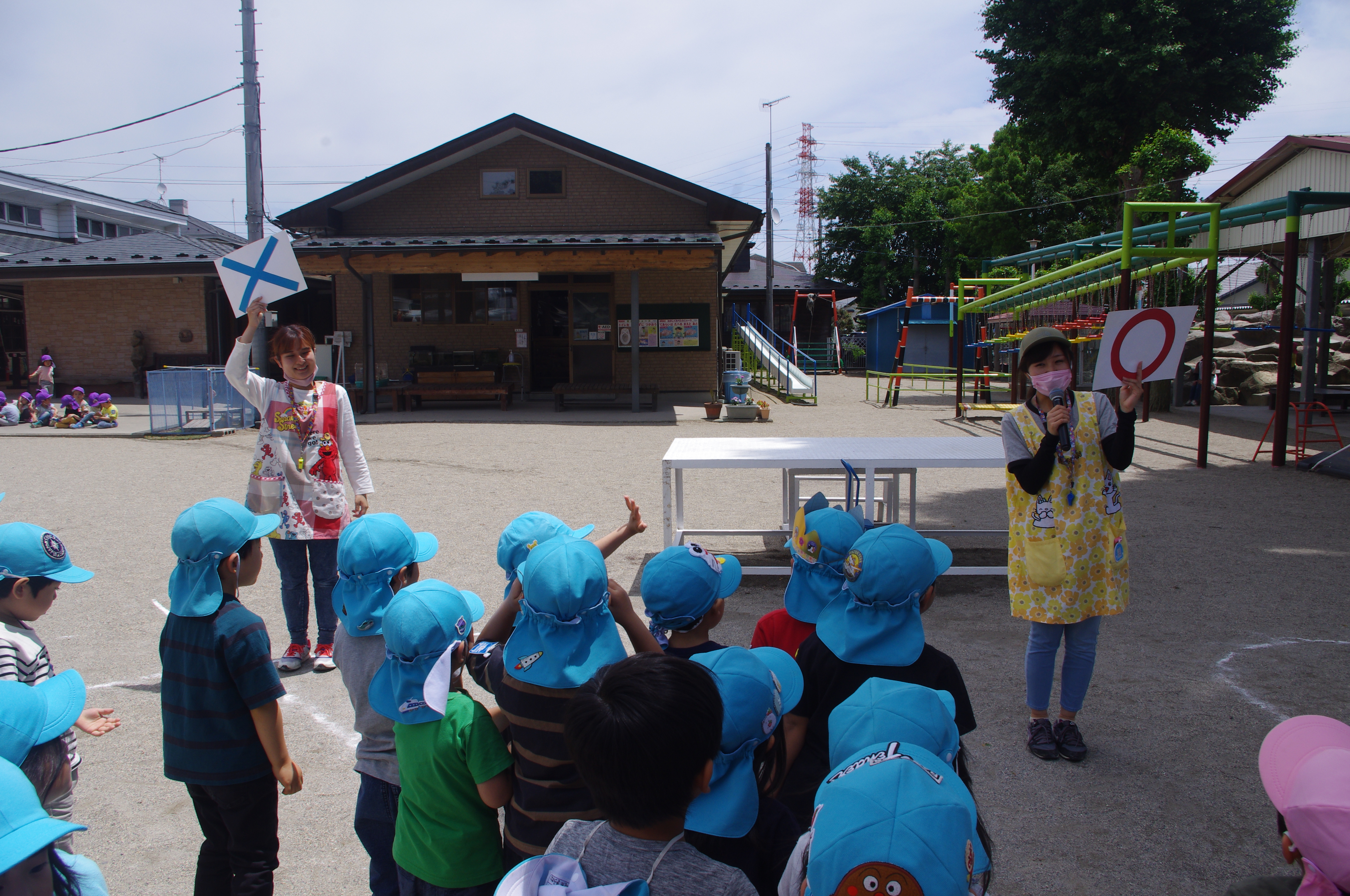 まるばつゲーム みゆき幼稚園